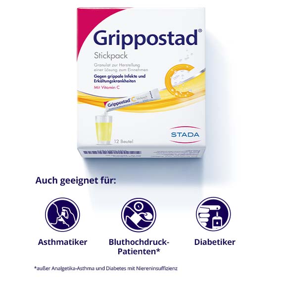 Grippostad® C Stickpack Verpackung Grippostad® C Stickpack Verpackung