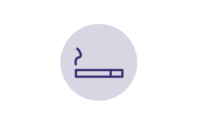 Icon Rauch Schnupfen durch Reizstoffe